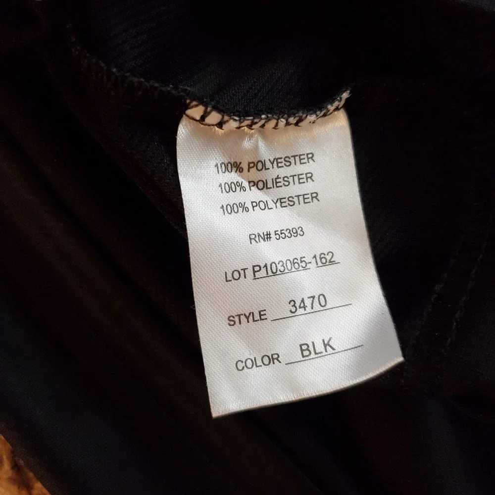 AMOCO Gas Station‎ Oil Employee Uniform Quarter Zip Pullover Black Large Mens